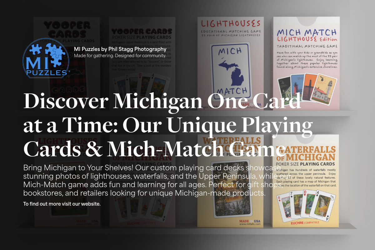 Image of Discover Michigan One Card at a Time: Our Unique Playing Cards & Mich-Match Game