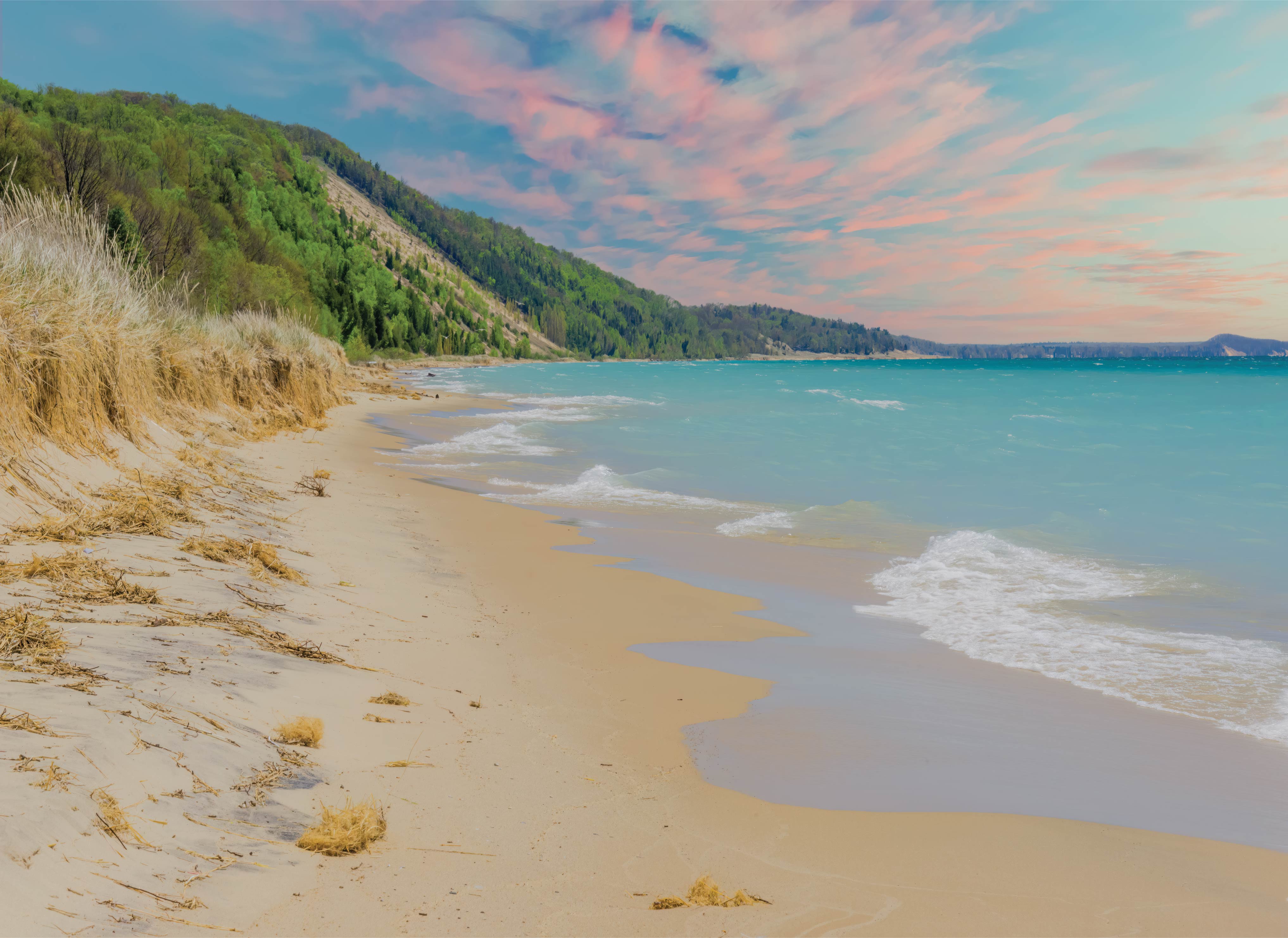 Image of Discover the Beauty of Lake Michigan and Its Majestic Sand Dunes