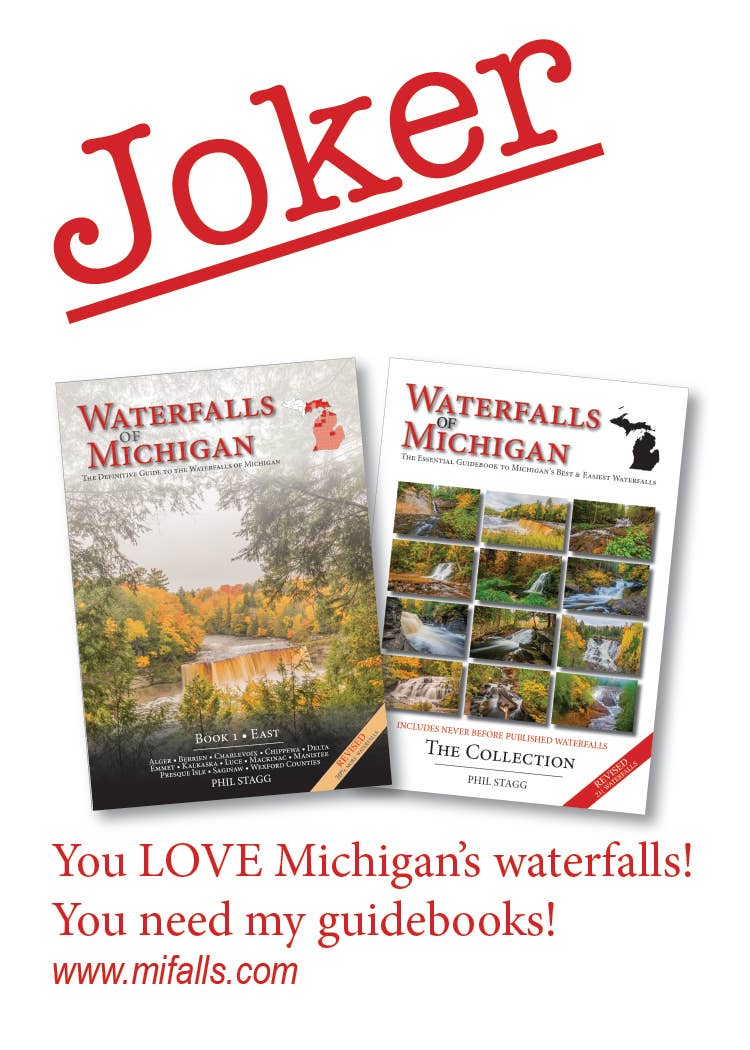 WATERFALLS OF MICHIGAN - Playing Cards - Euchre Friendly