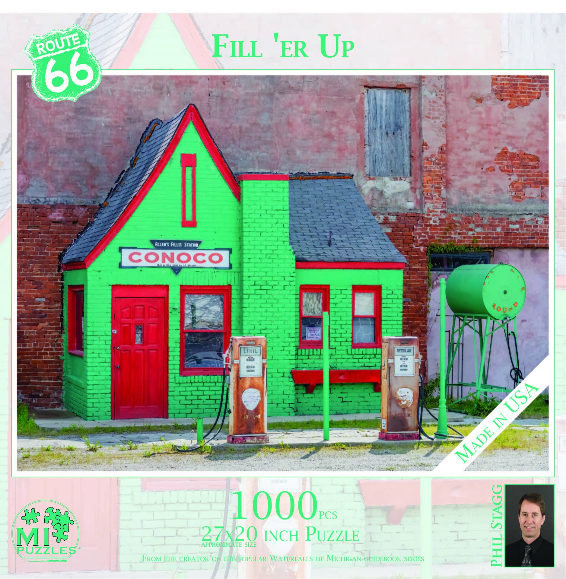 Fill 'Er Up (Route 66) - 1000 Piece Oklahoma Puzzle
