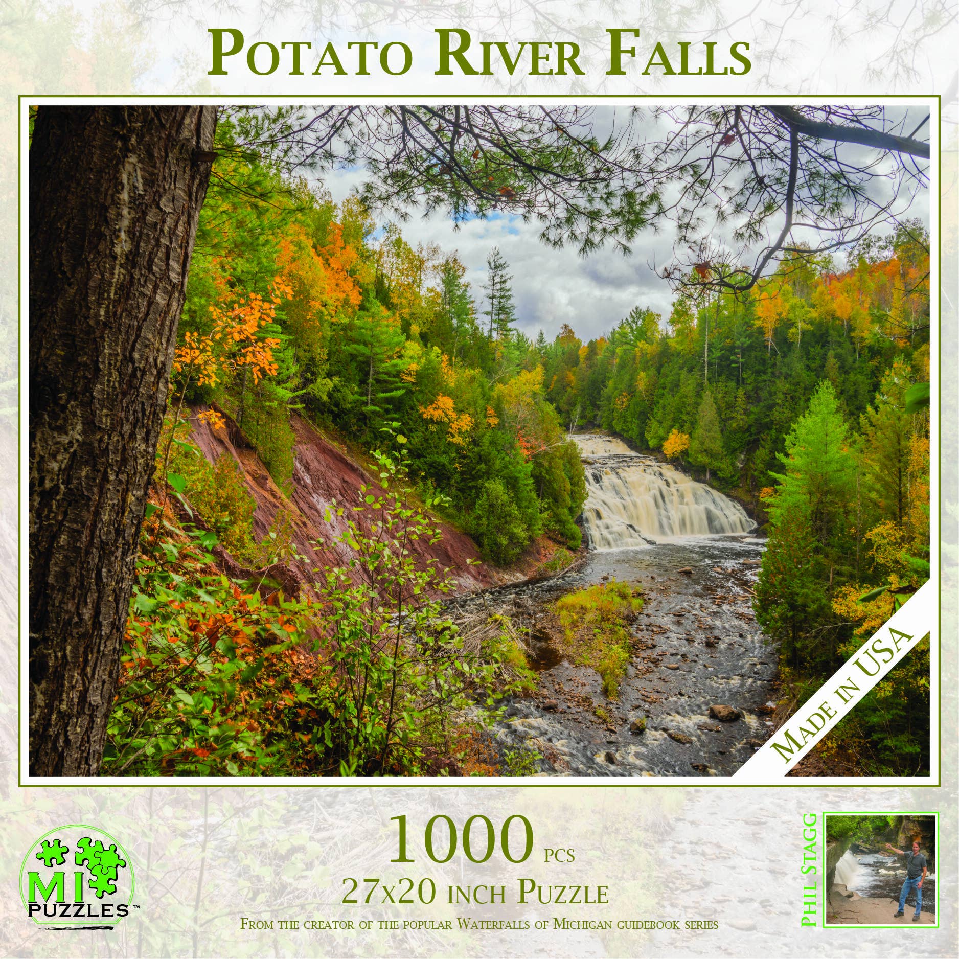 Image of Potato River Falls - 1000 Piece Puzzle