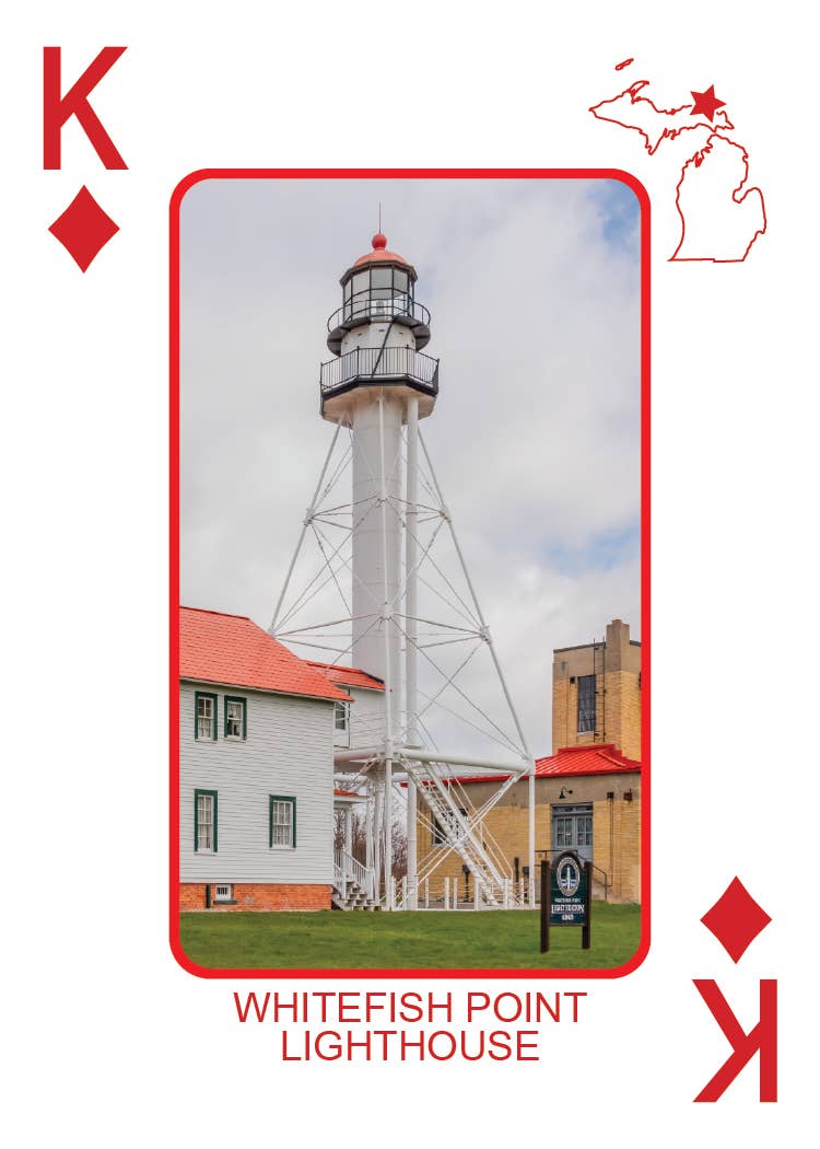 LIGHTHOUSES OF MICHIGAN - Playing Cards - Euchre Friendly