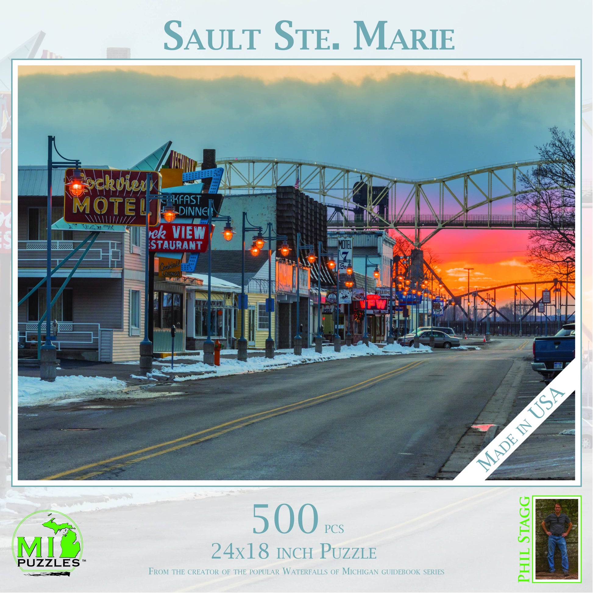 Sault Ste. Marie - Downtown - 500 Piece Puzzle