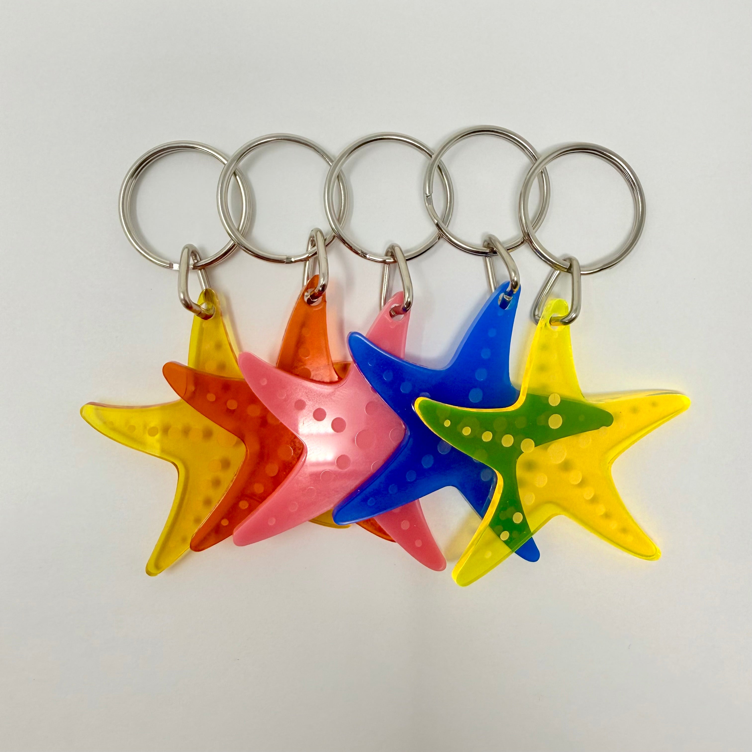 Image of Starfish Acrylic Keychain - Variety Pack