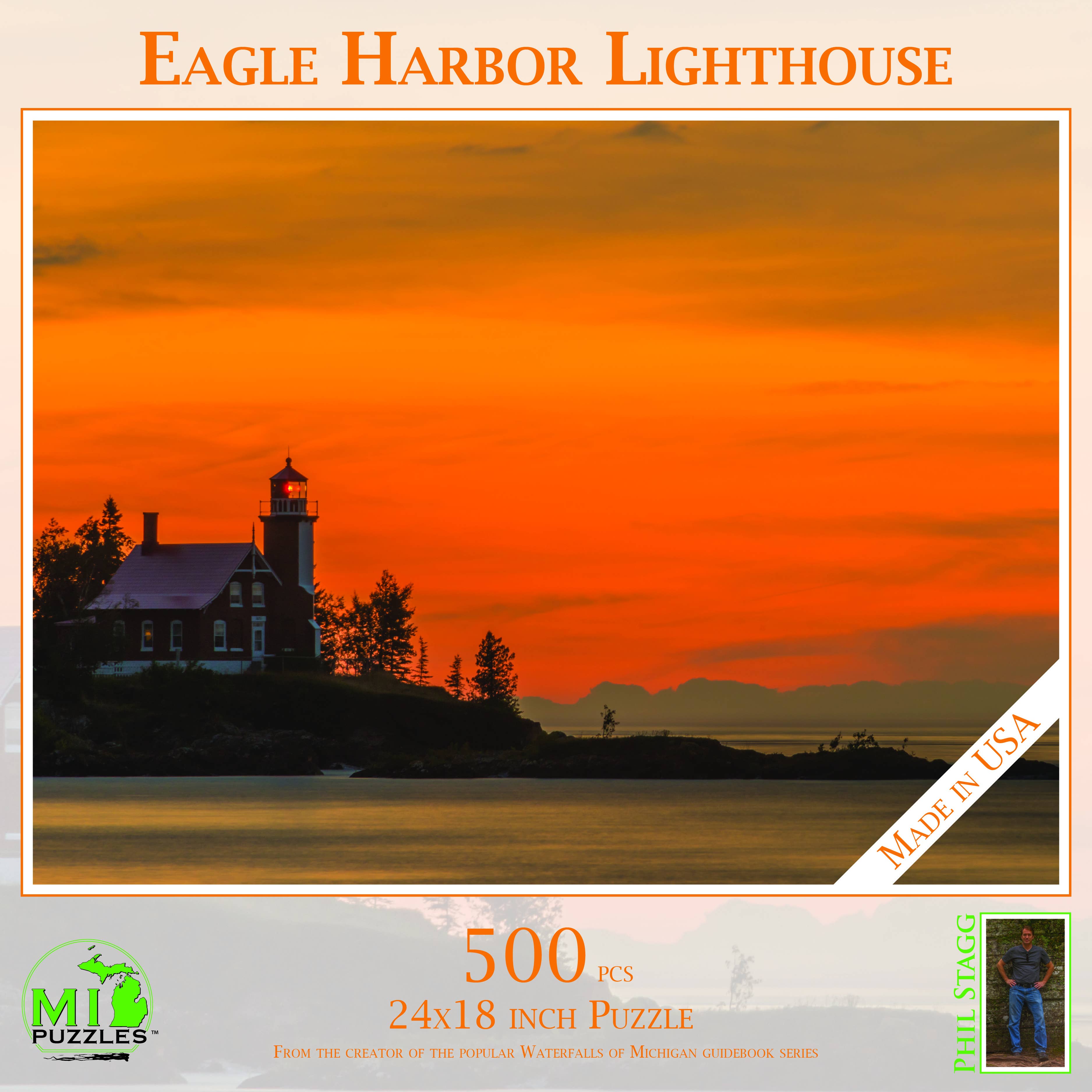Image of Eagle Harbor Lighthouse - 500 Piece Michigan Puzzle