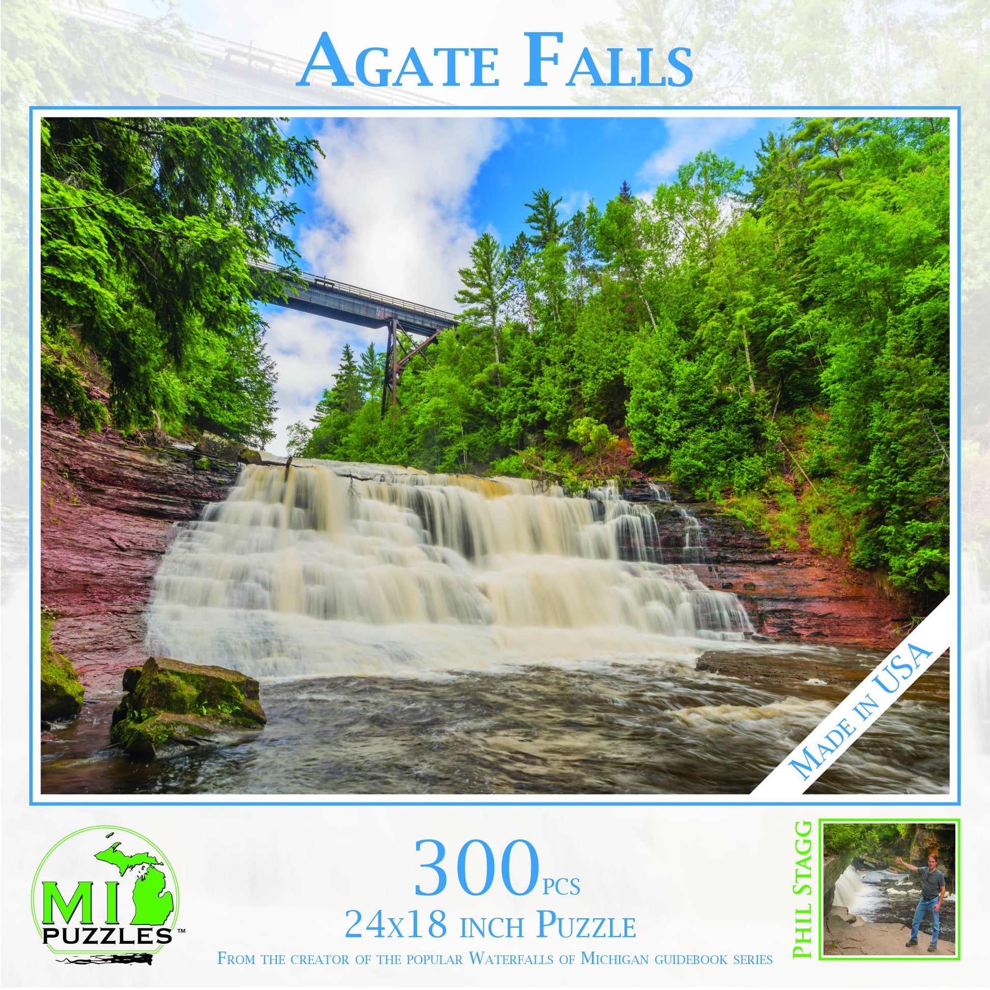 Agate Falls - 300 Piece Michigan Puzzle