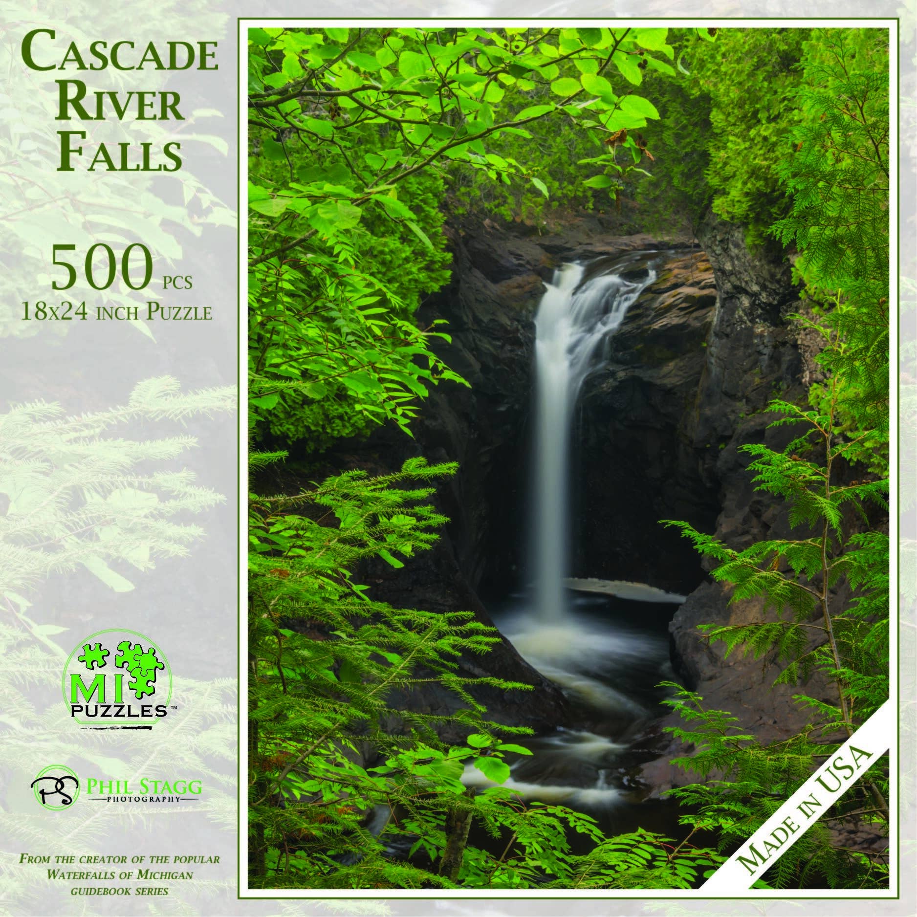 Cascade River Falls - 500 Piece Minnesota Puzzle