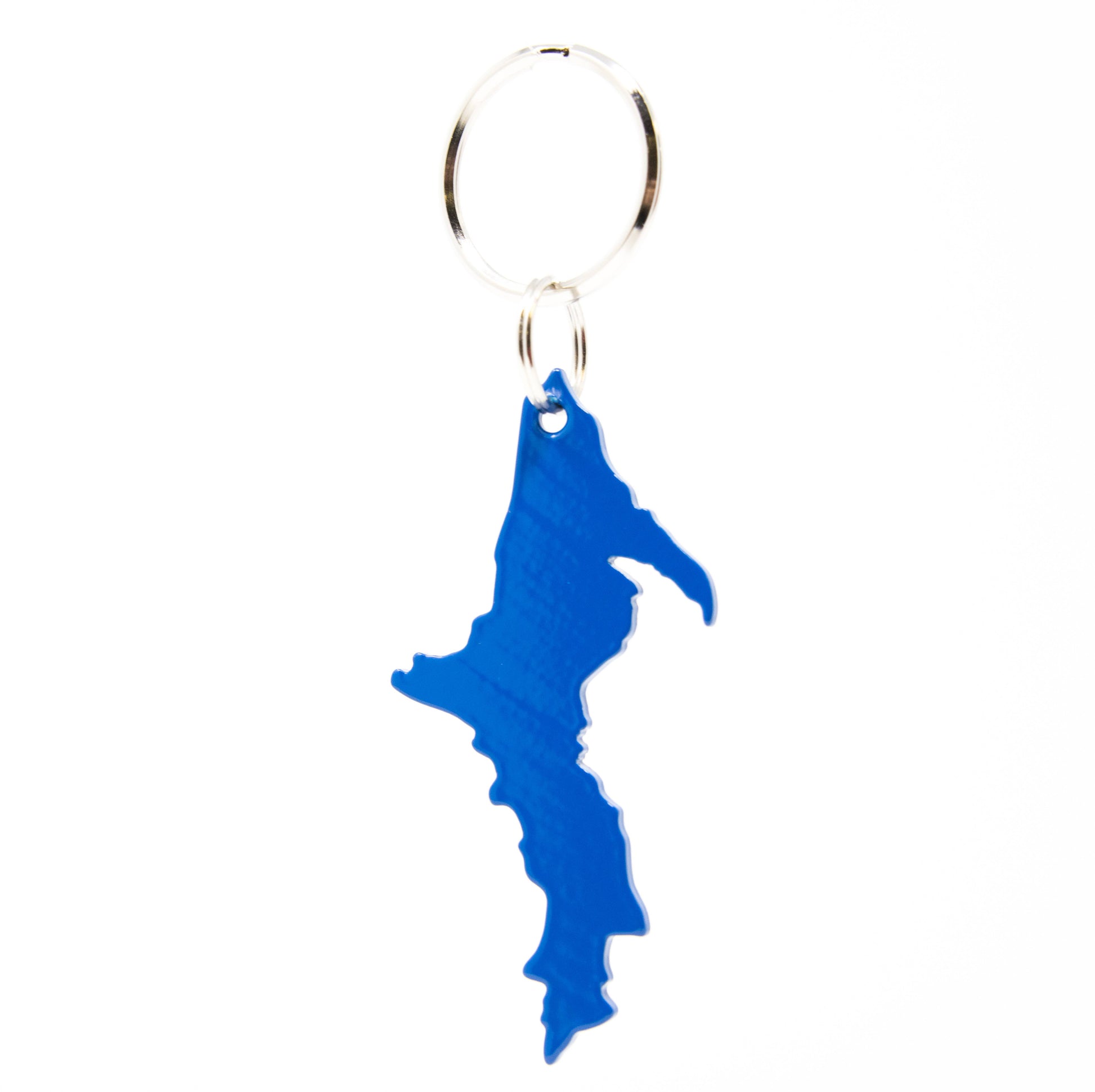 Michigan - Upper Peninsula Shaped - Aluminum Keychains