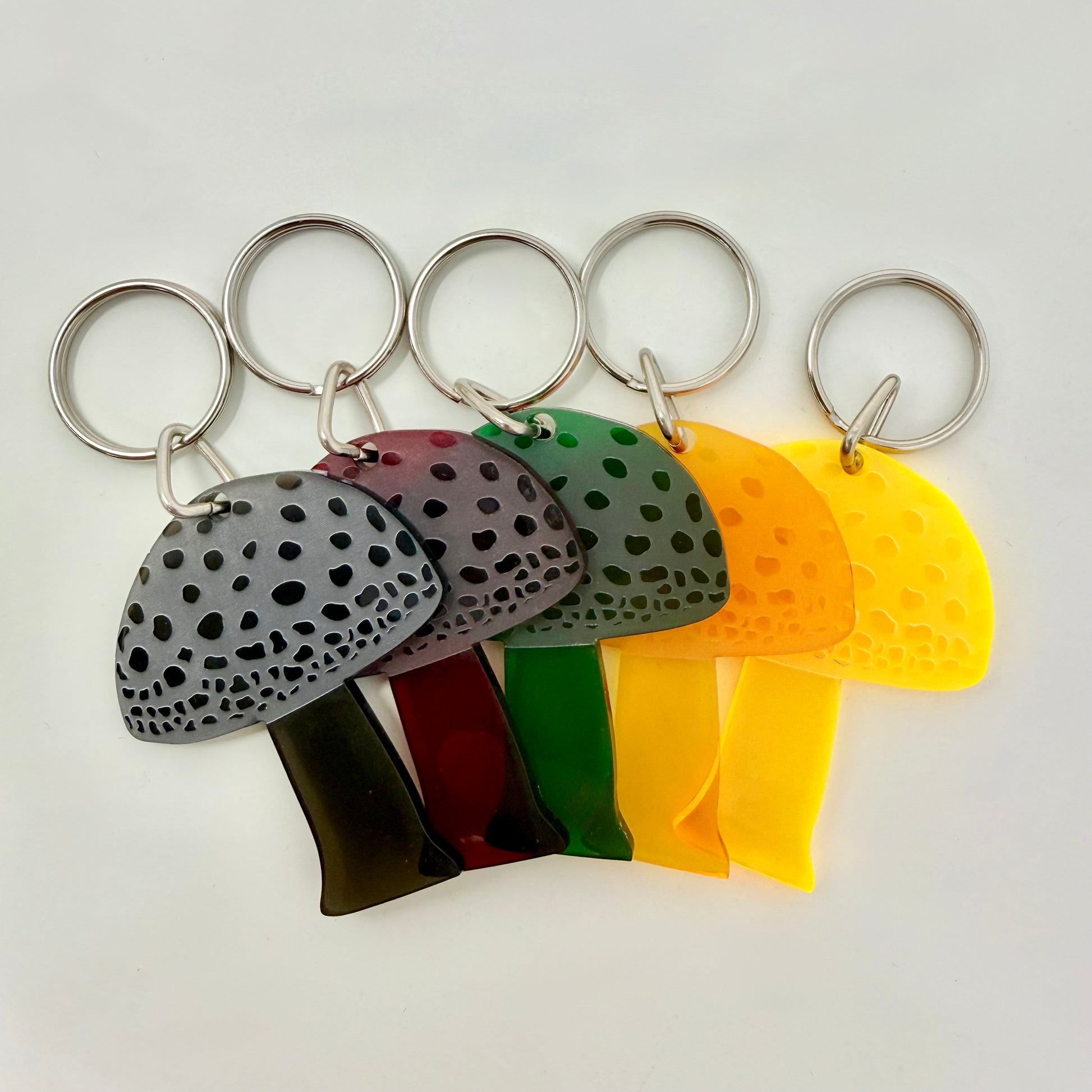Mushroom Acrylic Keychain - Variety Pack
