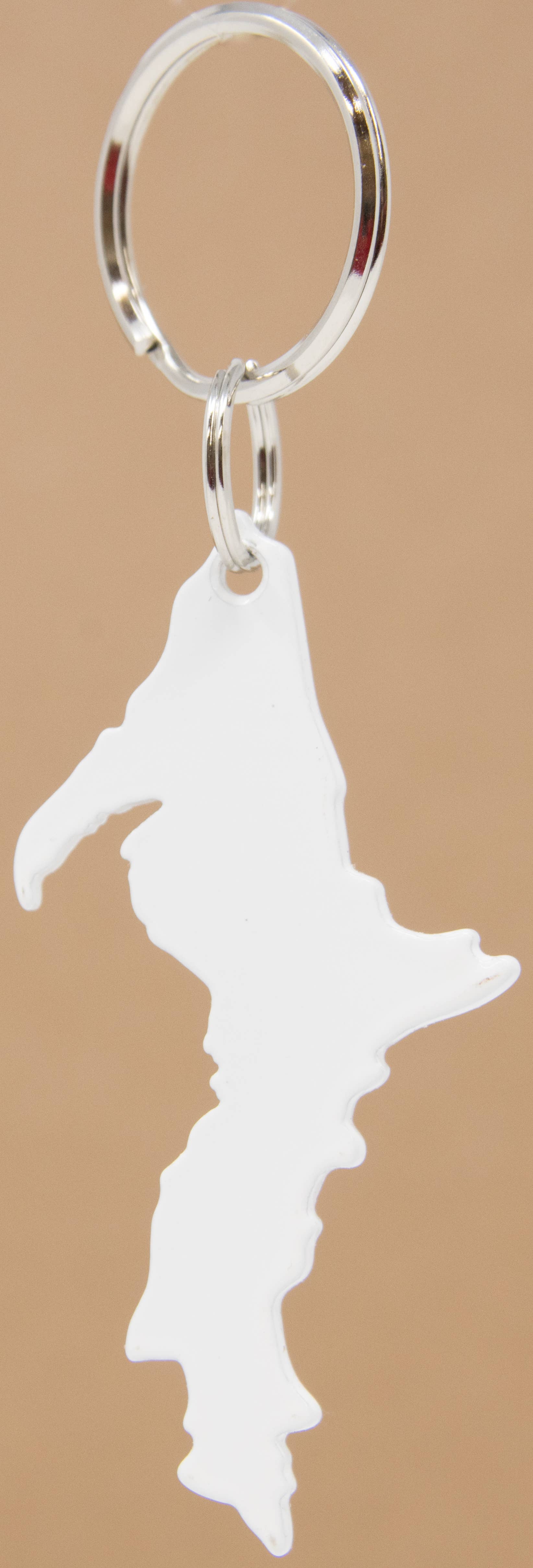 Michigan - Upper Peninsula Shaped - Aluminum Keychains