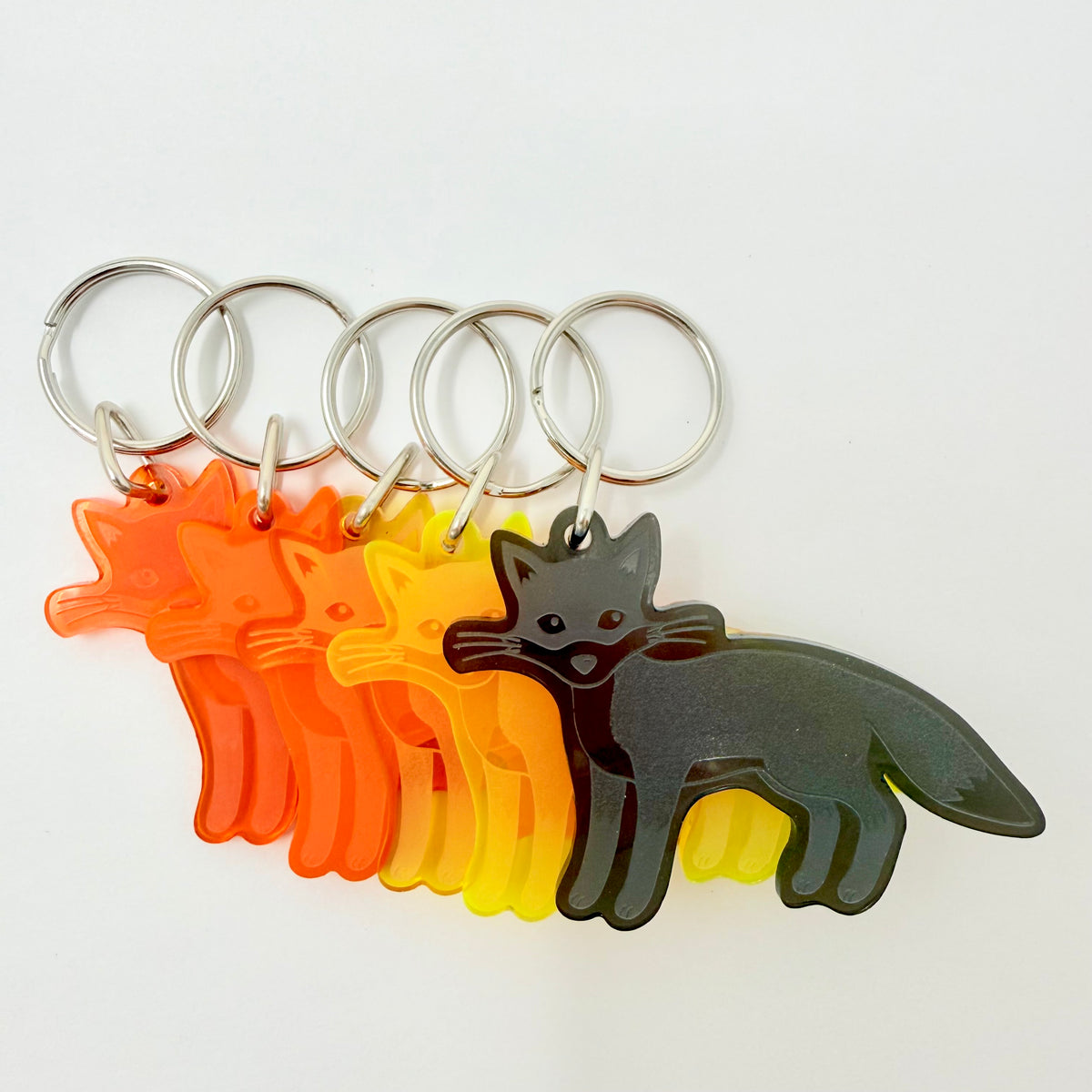 Fox Acrylic Keychain - Variety Pack
