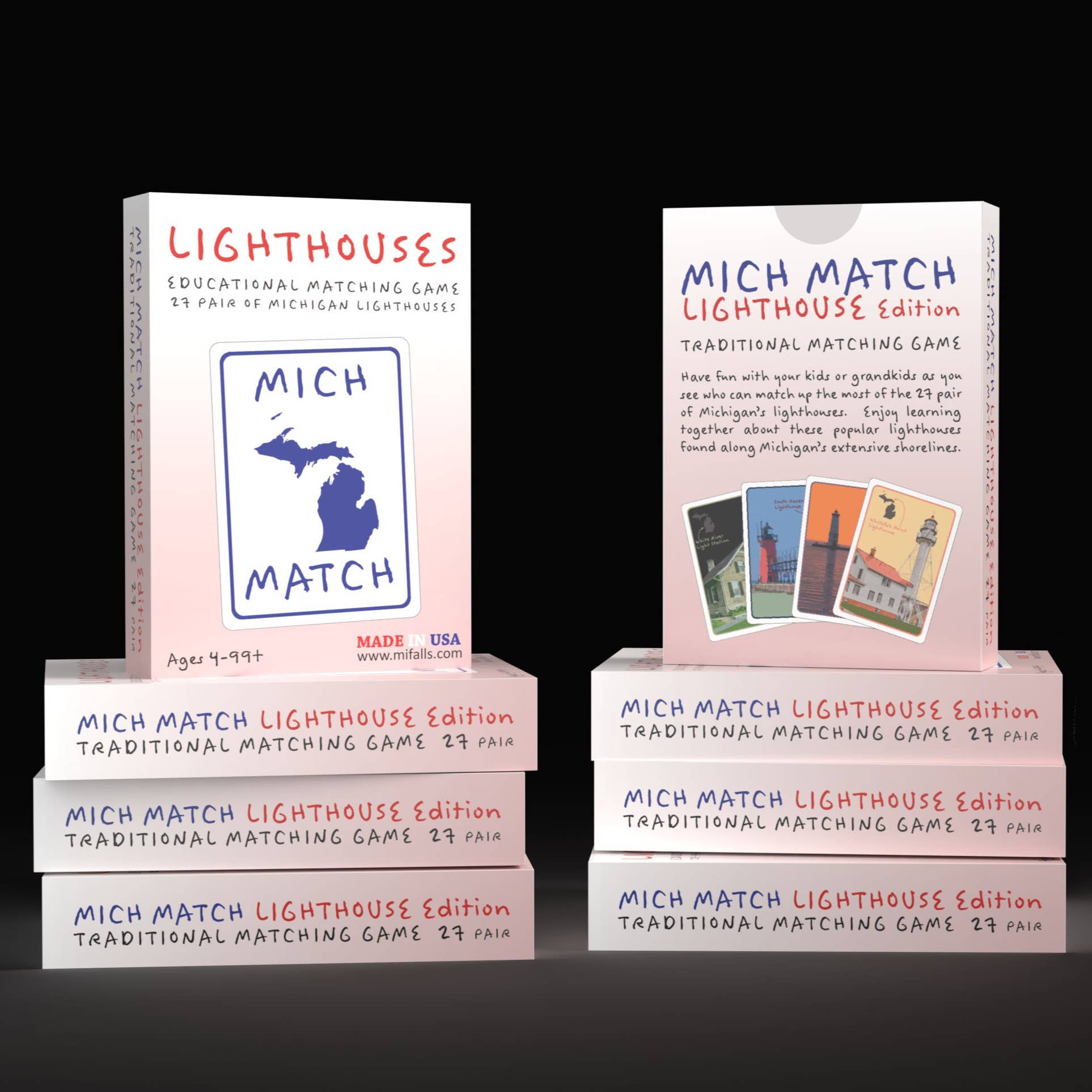 MICH MATCH - LIGHTHOUSE EDITION - Educational Matching Game