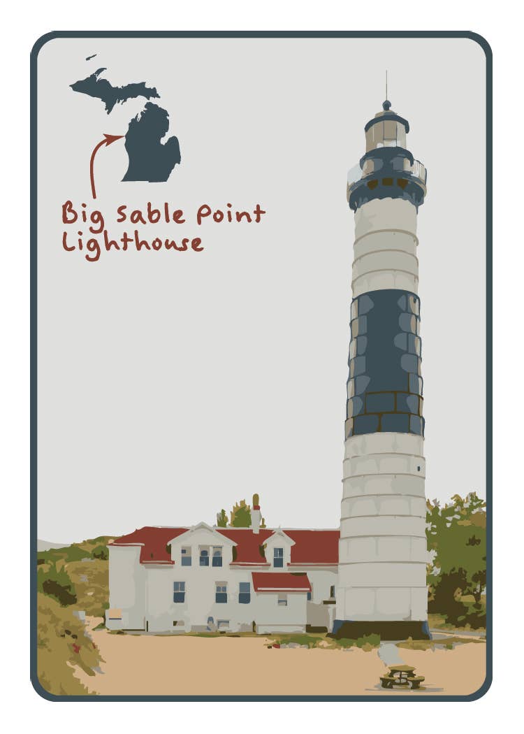 Image of MICH MATCH - LIGHTHOUSE EDITION - Educational Matching Game