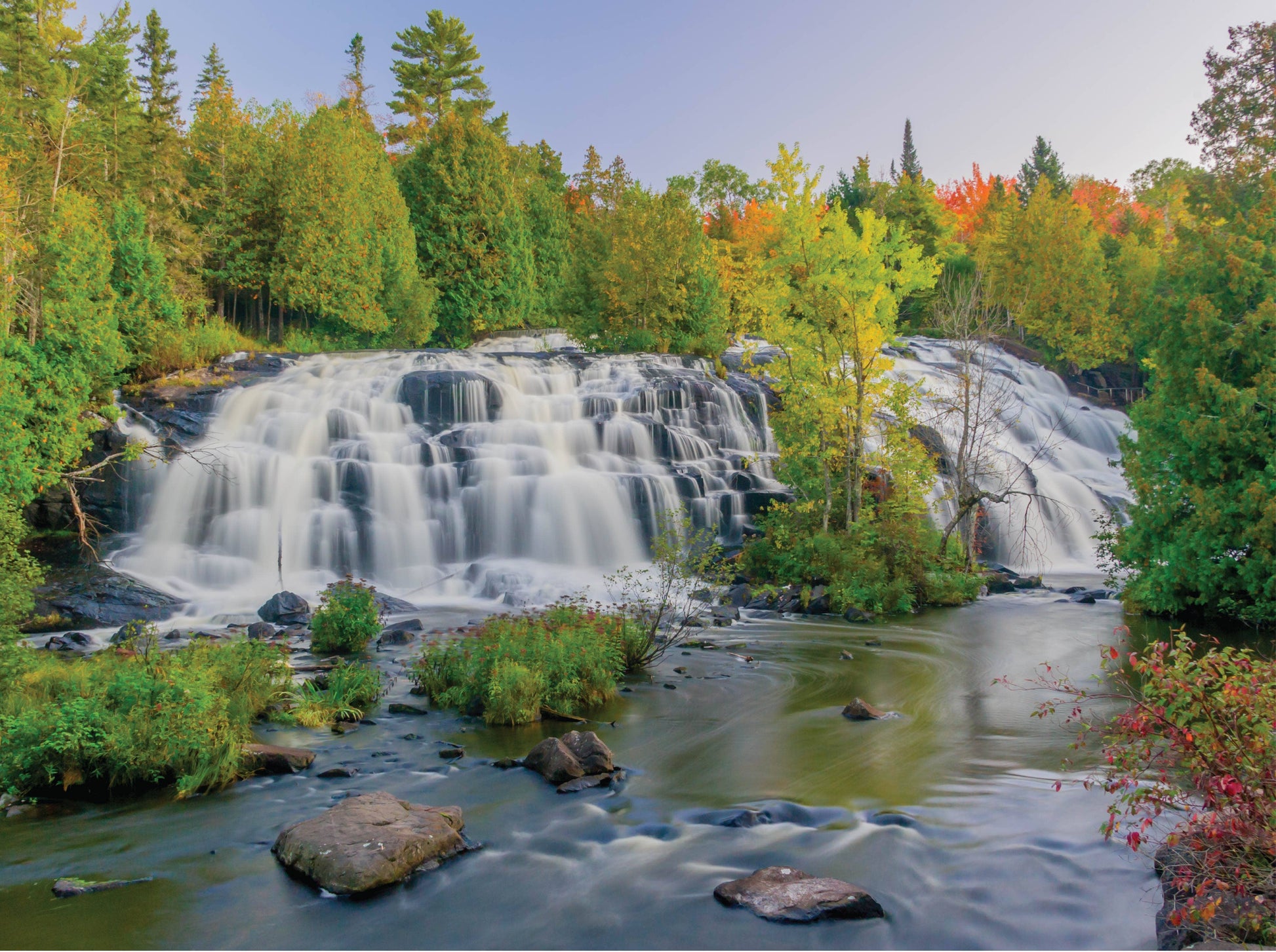 Bond Falls - 1000 Piece Jigsaw Puzzle - Michigan, USA