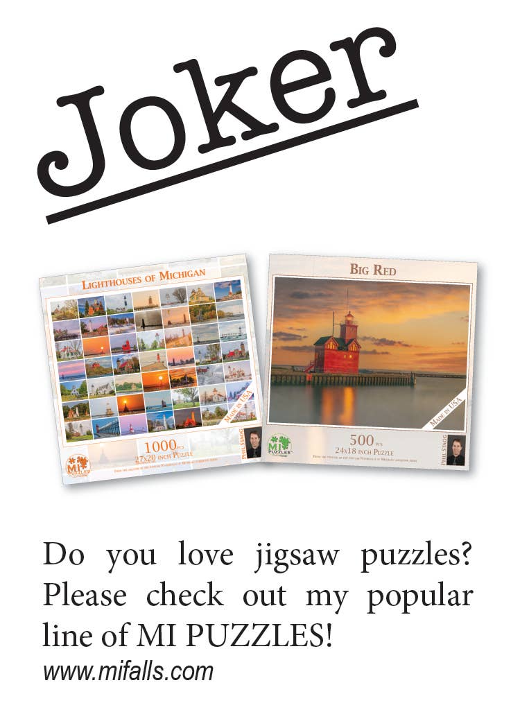 Image of LIGHTHOUSES OF MICHIGAN - Playing Cards - Euchre Friendly