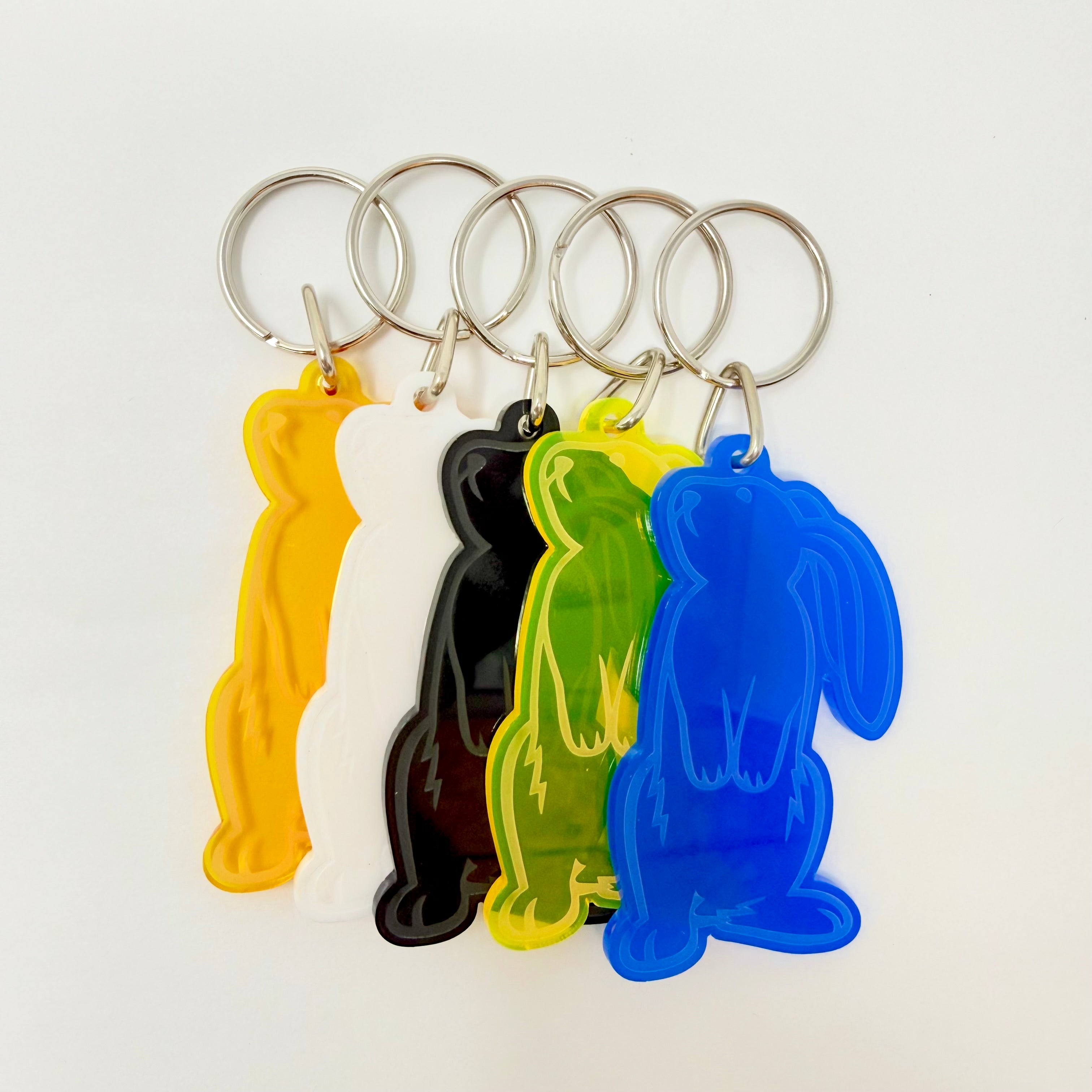 Image of Bunny Acrylic Keychain - Variety Pack