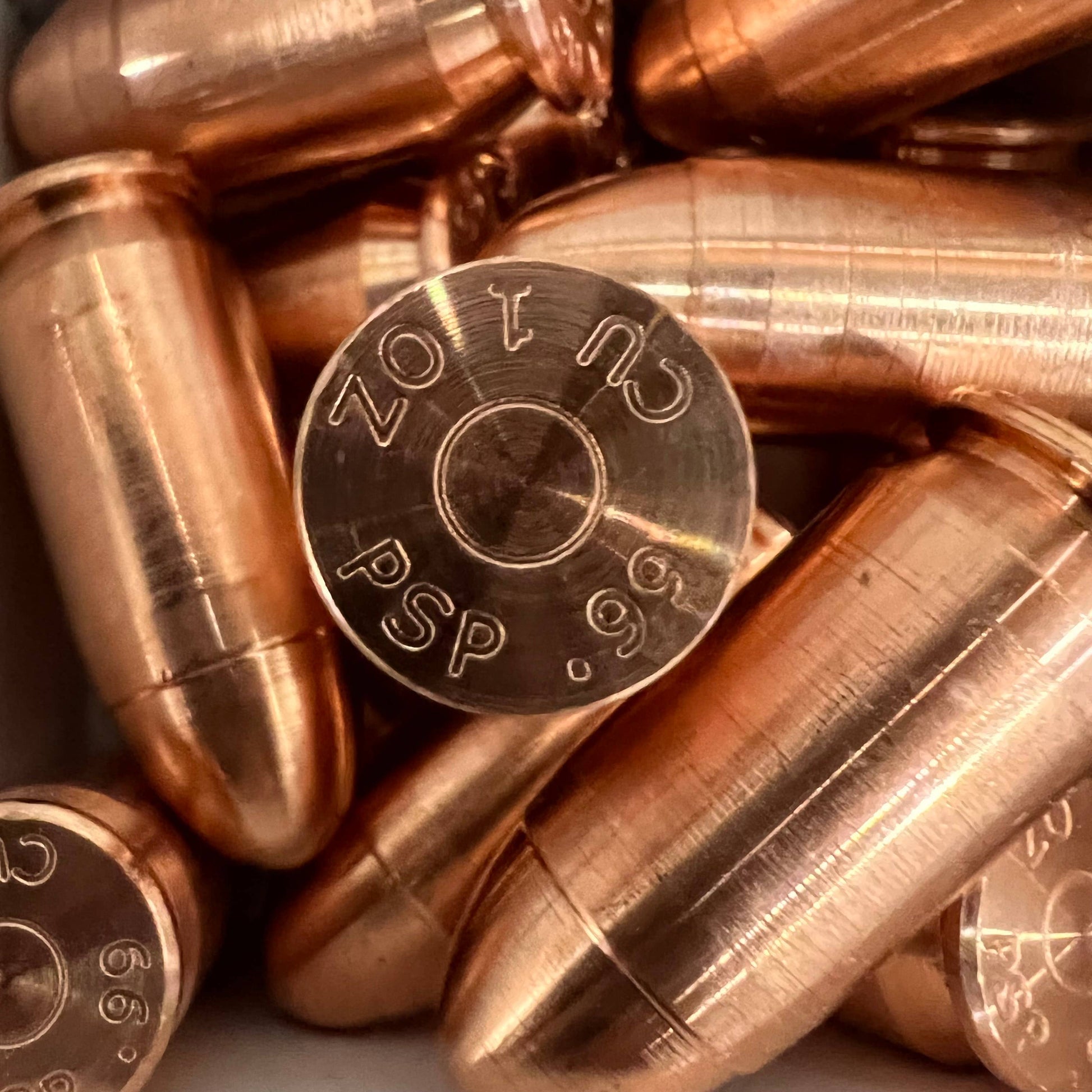 45 Caliber - Solid Copper Bullet Souvenir - Novelty Gag Gift