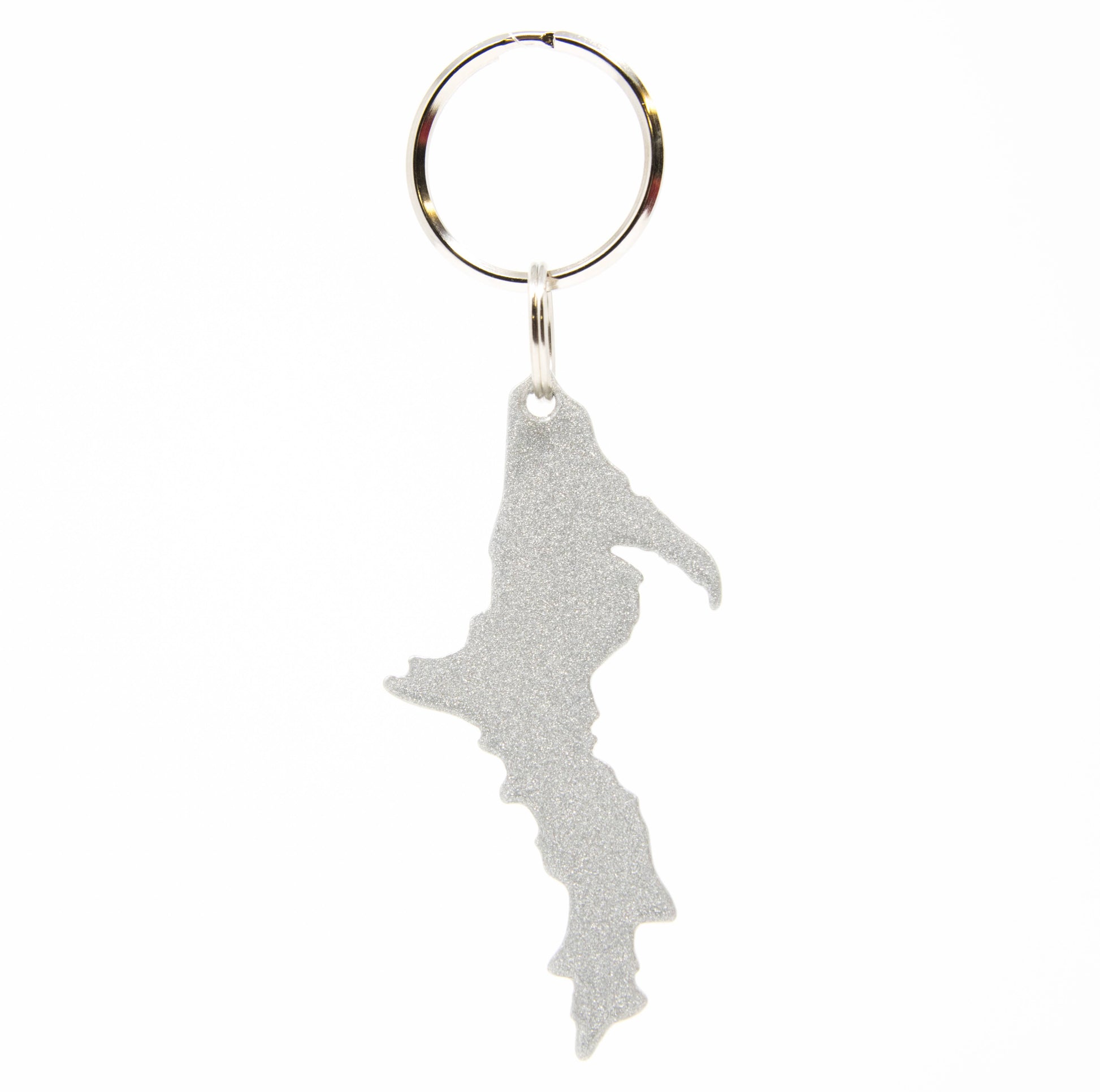 Michigan - Upper Peninsula Shaped - Aluminum Keychains