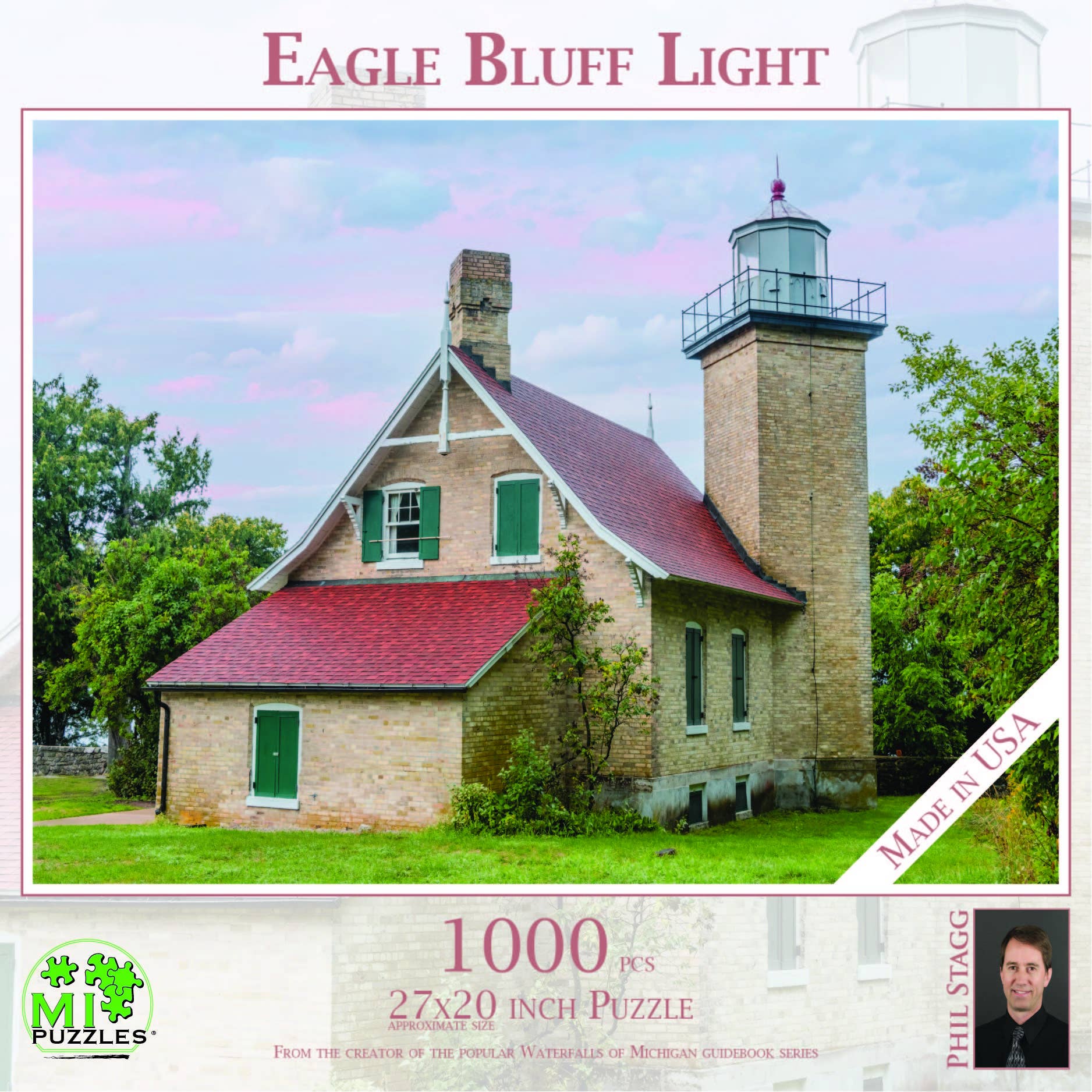 Eagle Bluff Lighthouse - 1000 Pc. Door Cnty Wisconsin Puzzle