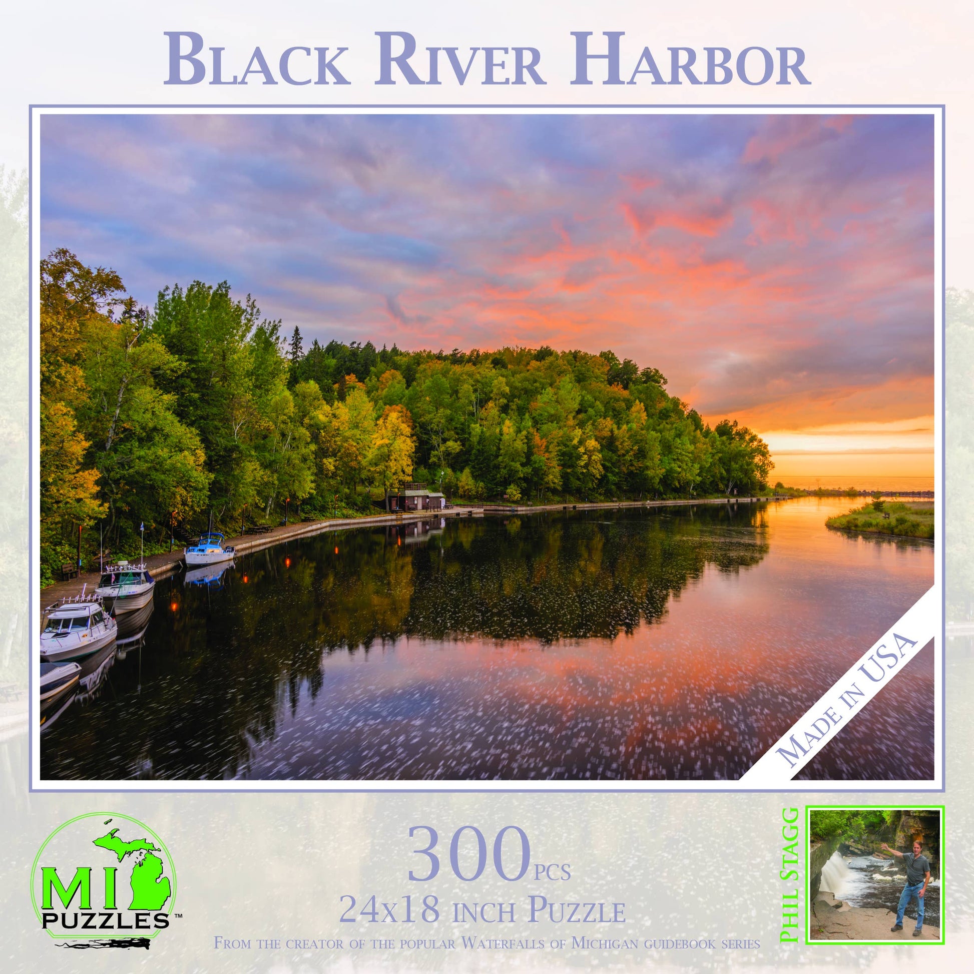 Black River Harbor - 300 Piece Michigan Puzzle
