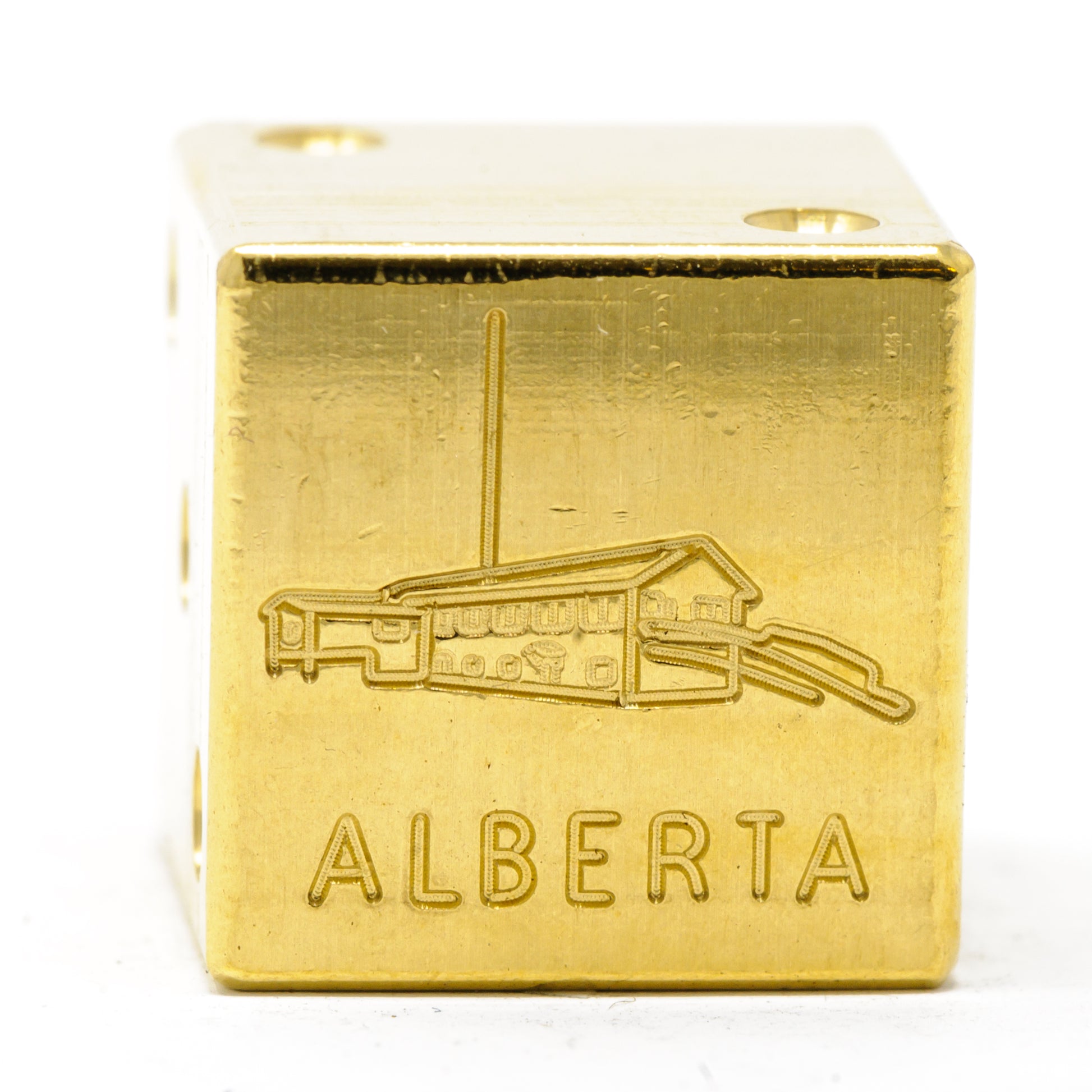 Alberta, Michigan Solid Brass Die – Great Lakes Souvenir