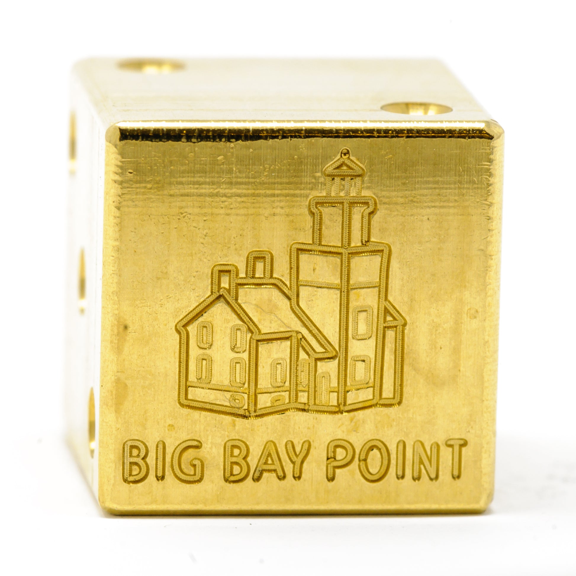 Big Bay Point Lighthouse Solid Brass Die – Great Lakes Souvenir