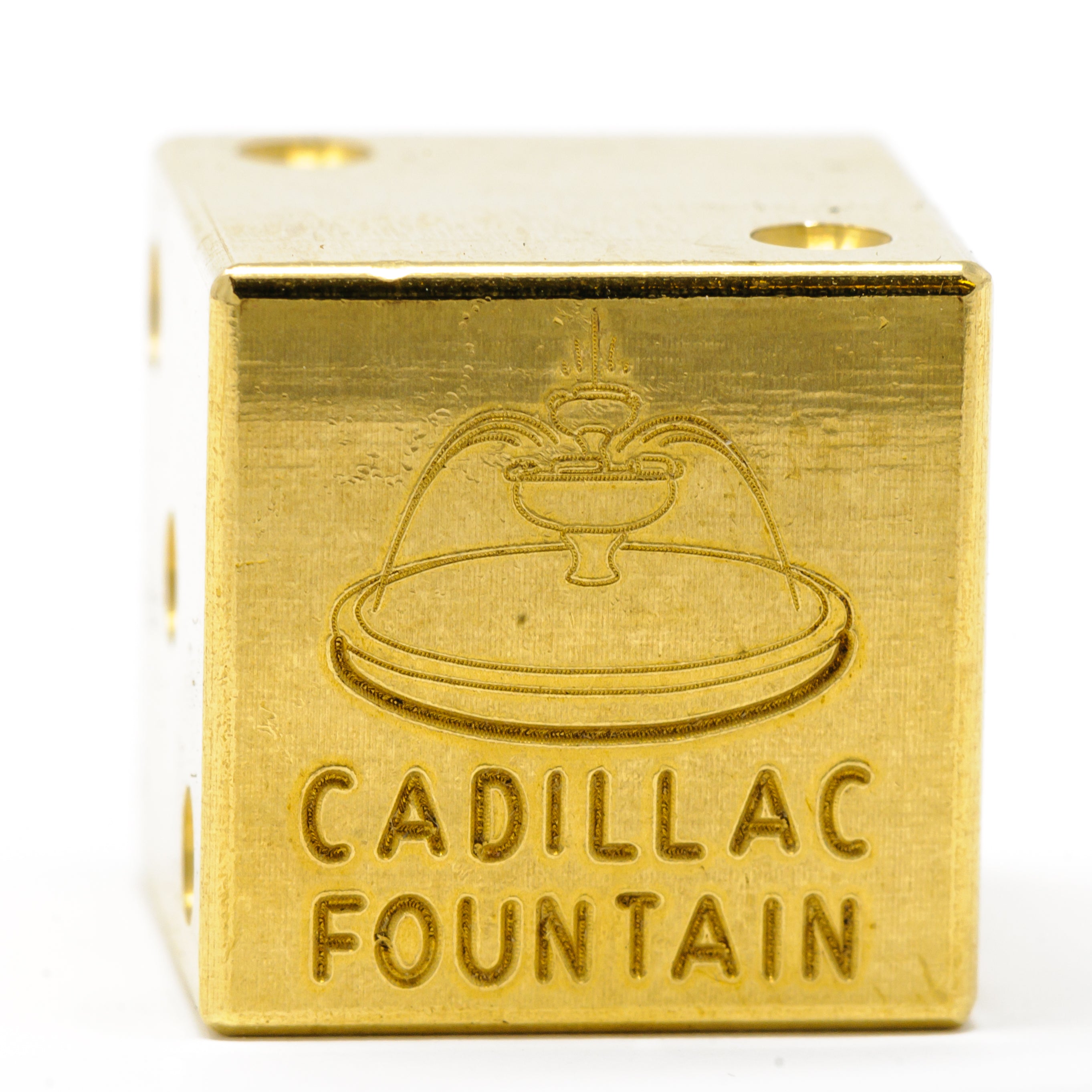 Image of Cadillac Fountain Solid Brass Die – Cadillac, Michigan Souvenir