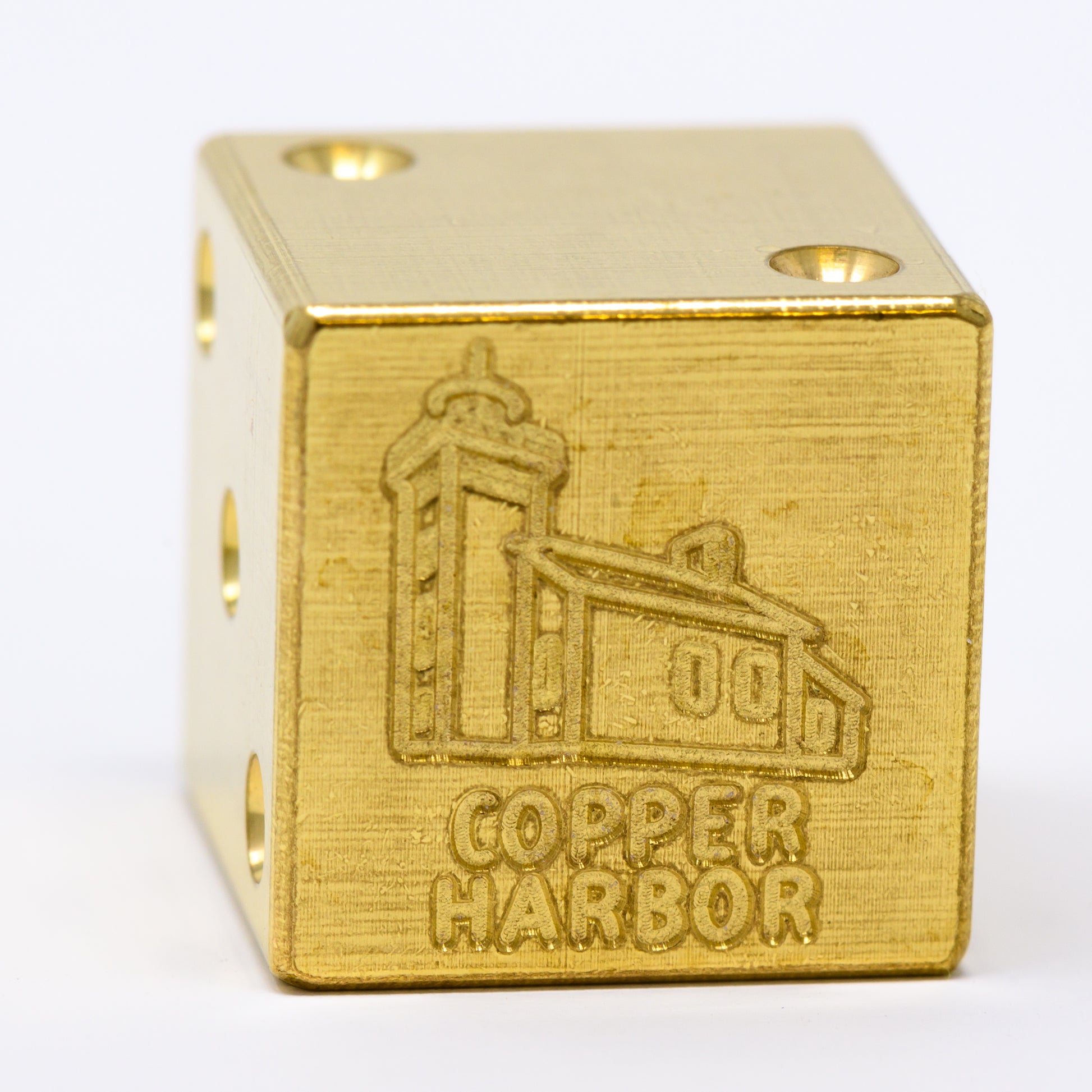 Copper Harbor Lighthouse Solid Brass Die – Great Lakes Souvenir