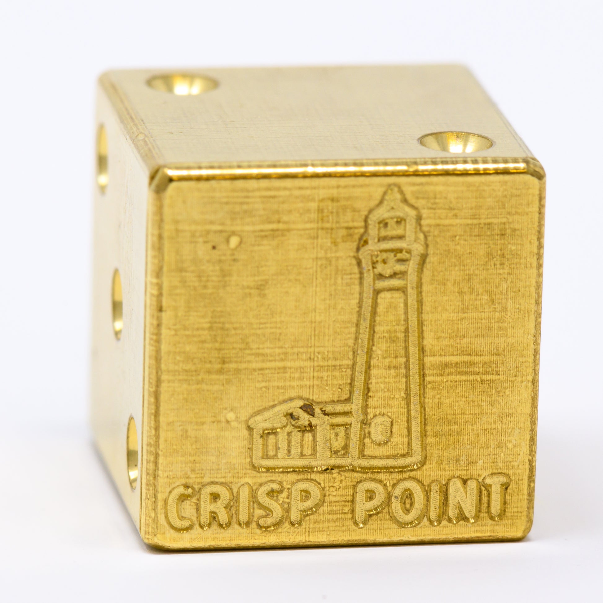 Crisp Point Lighthouse Solid Brass Die – Great Lakes Souvenir