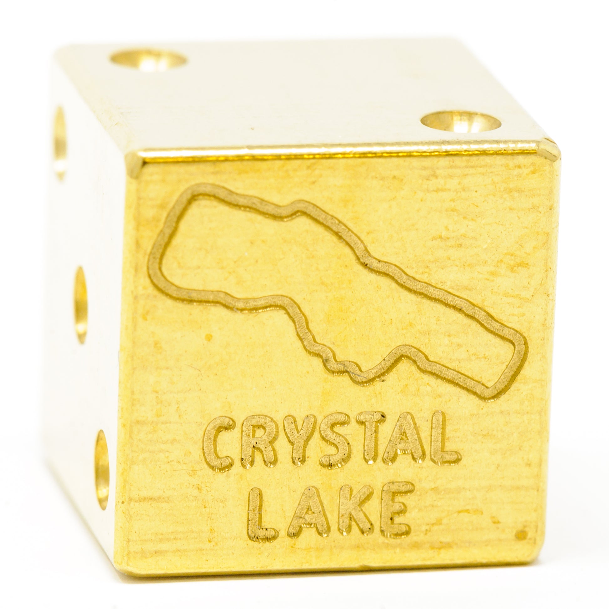 Crystal Lake Solid Brass Die – Michigan Souvenir