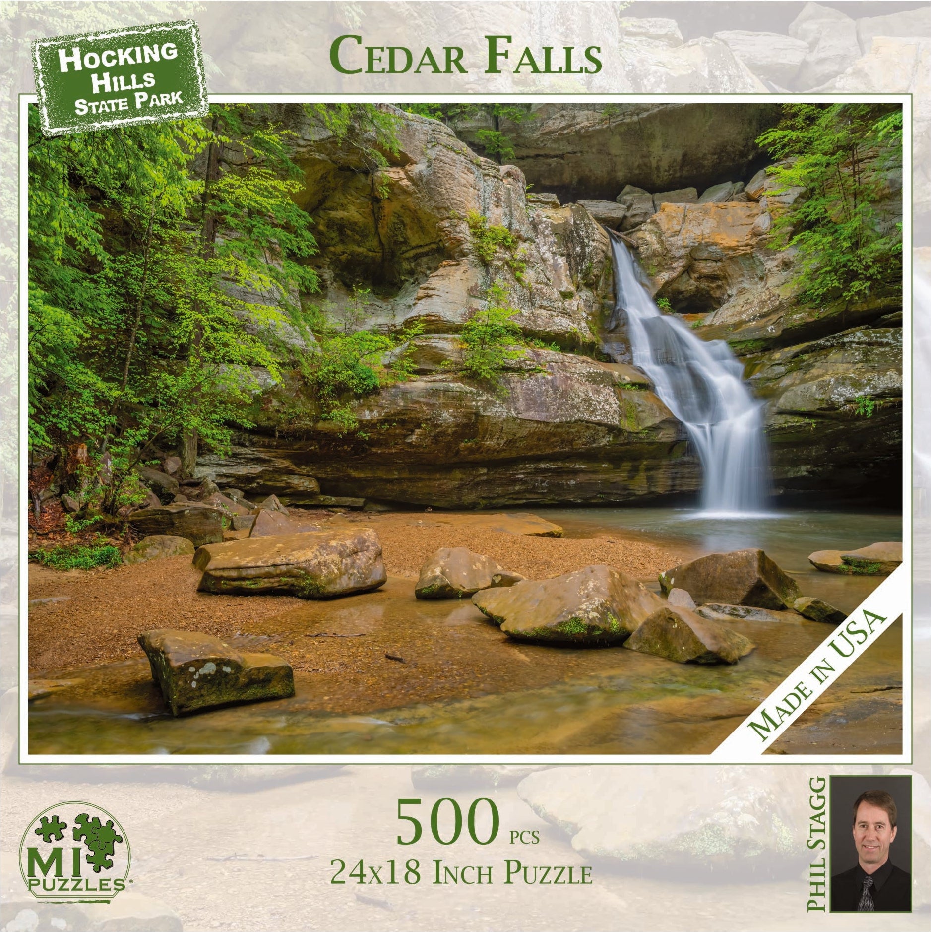 Image of Cedar Falls - 500 Piece Ohio Puzzle