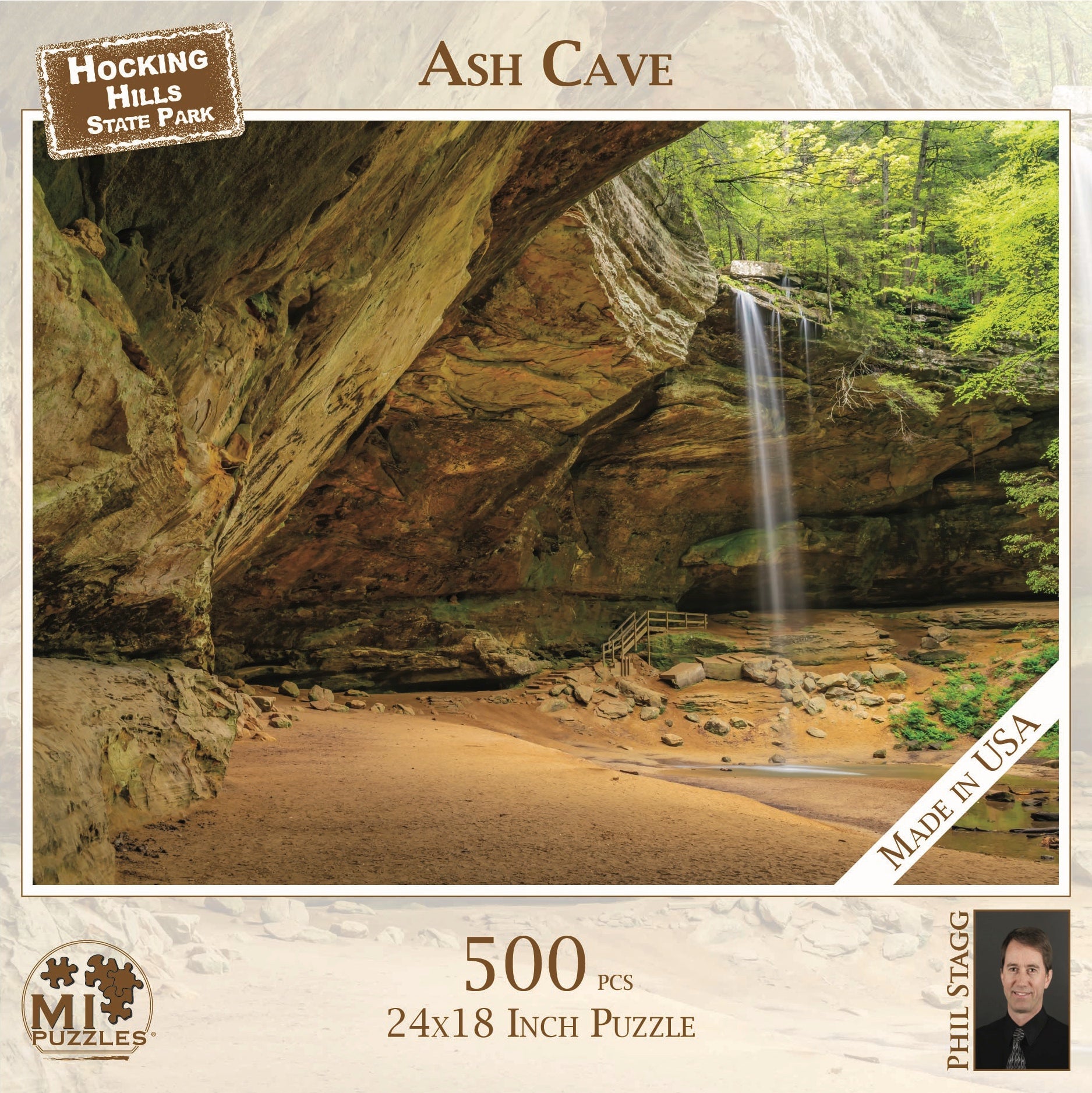 Image of Ash Cave - 500 Piece Ohio Puzzle