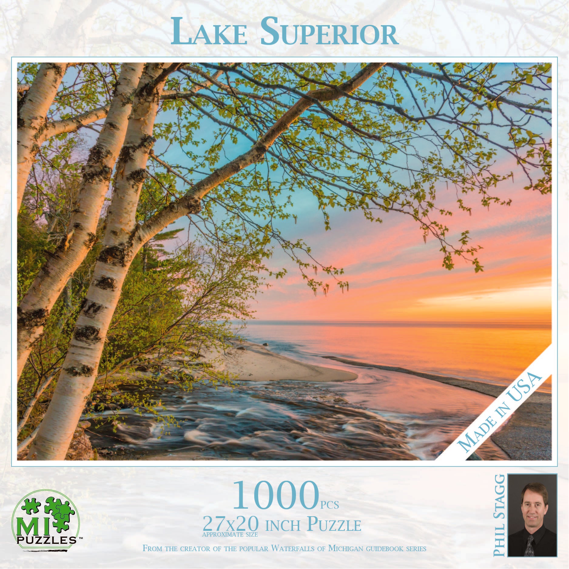 Lake Superior - 1000 Piece Jigsaw Puzzle - MI Puzzles by Phil Stagg Photography