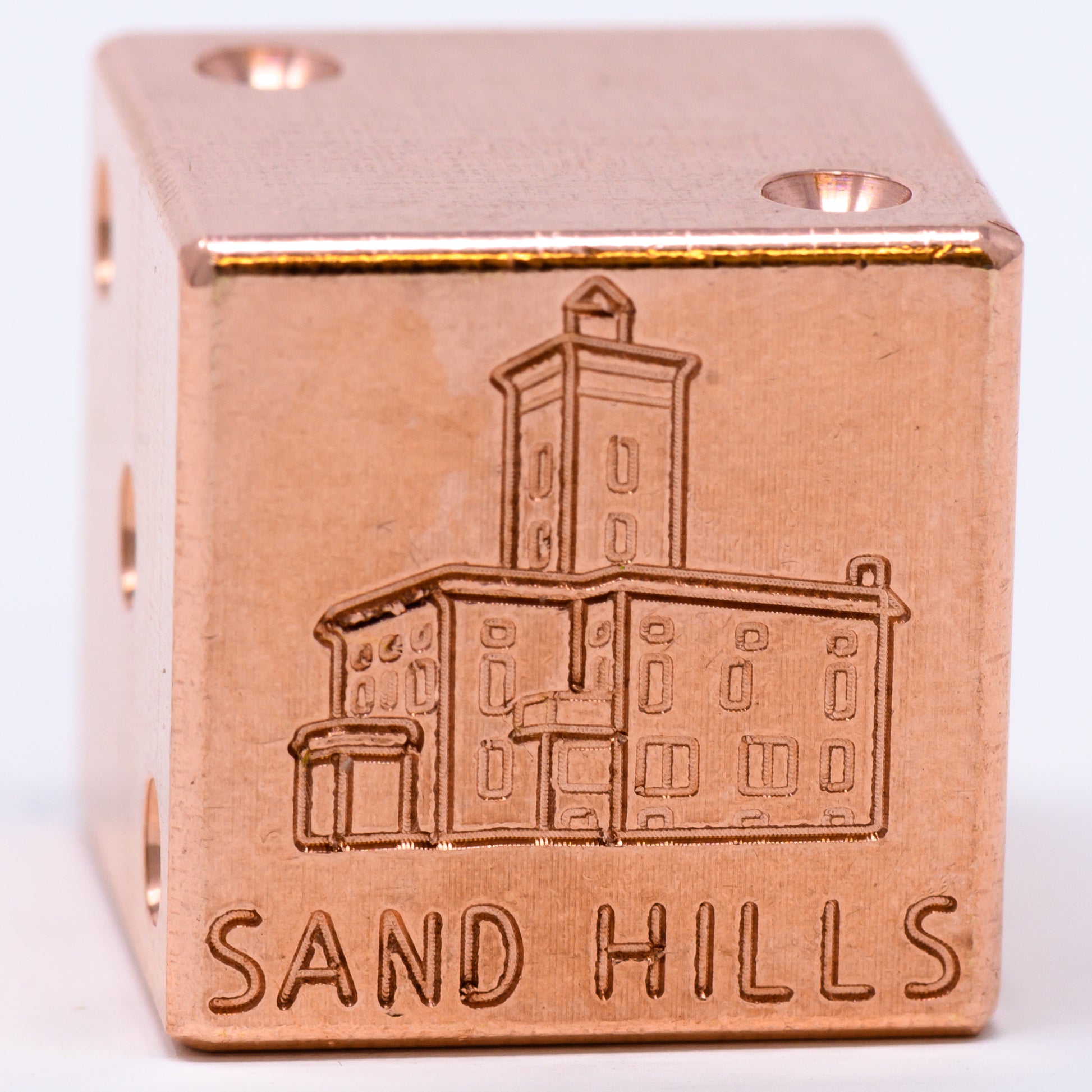 Sand Hills Lighthouse Solid Copper Die – Great Lakes Souvenir