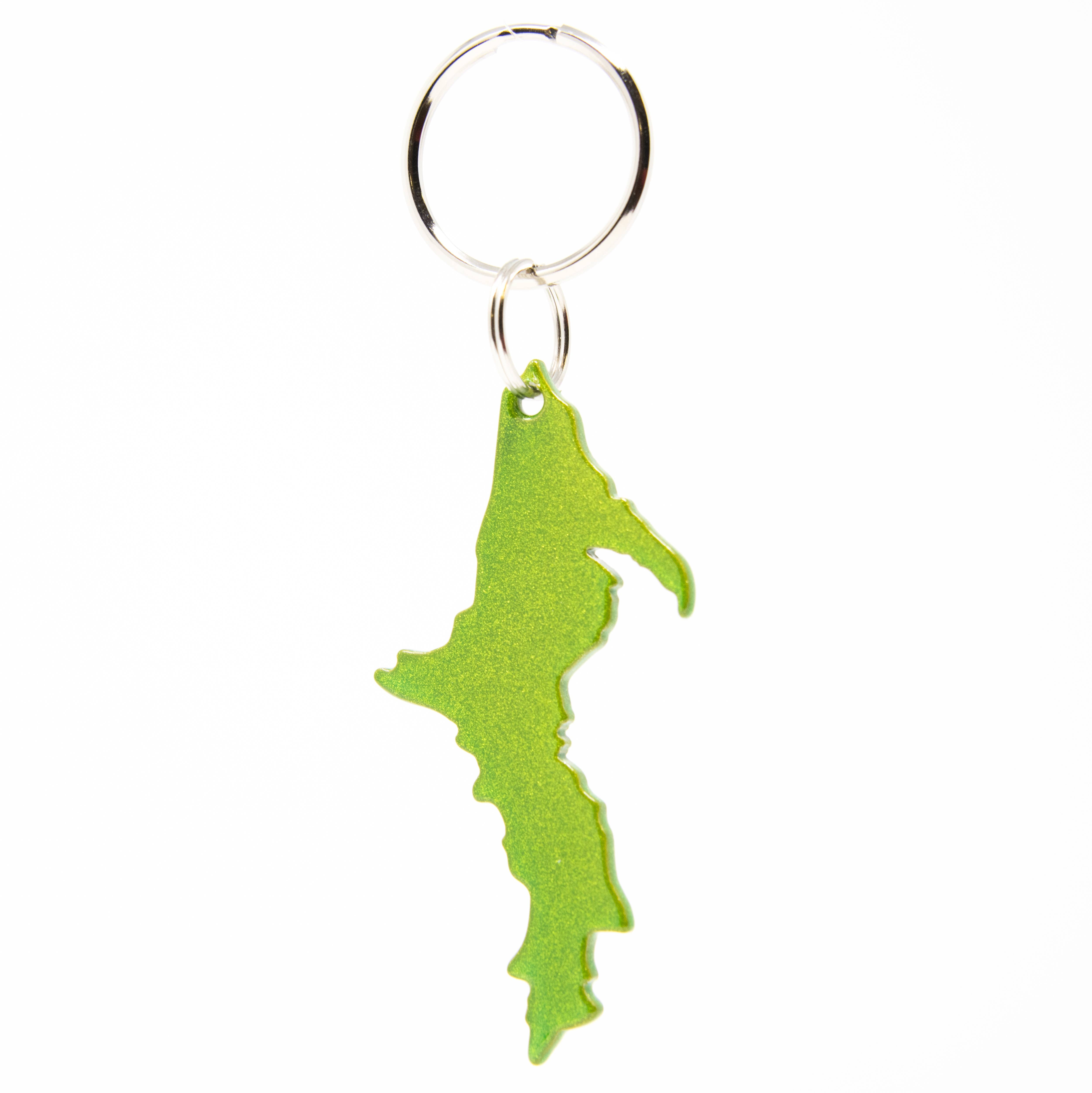 Image of Michigan - Upper Peninsula Shaped - Aluminum Keychains