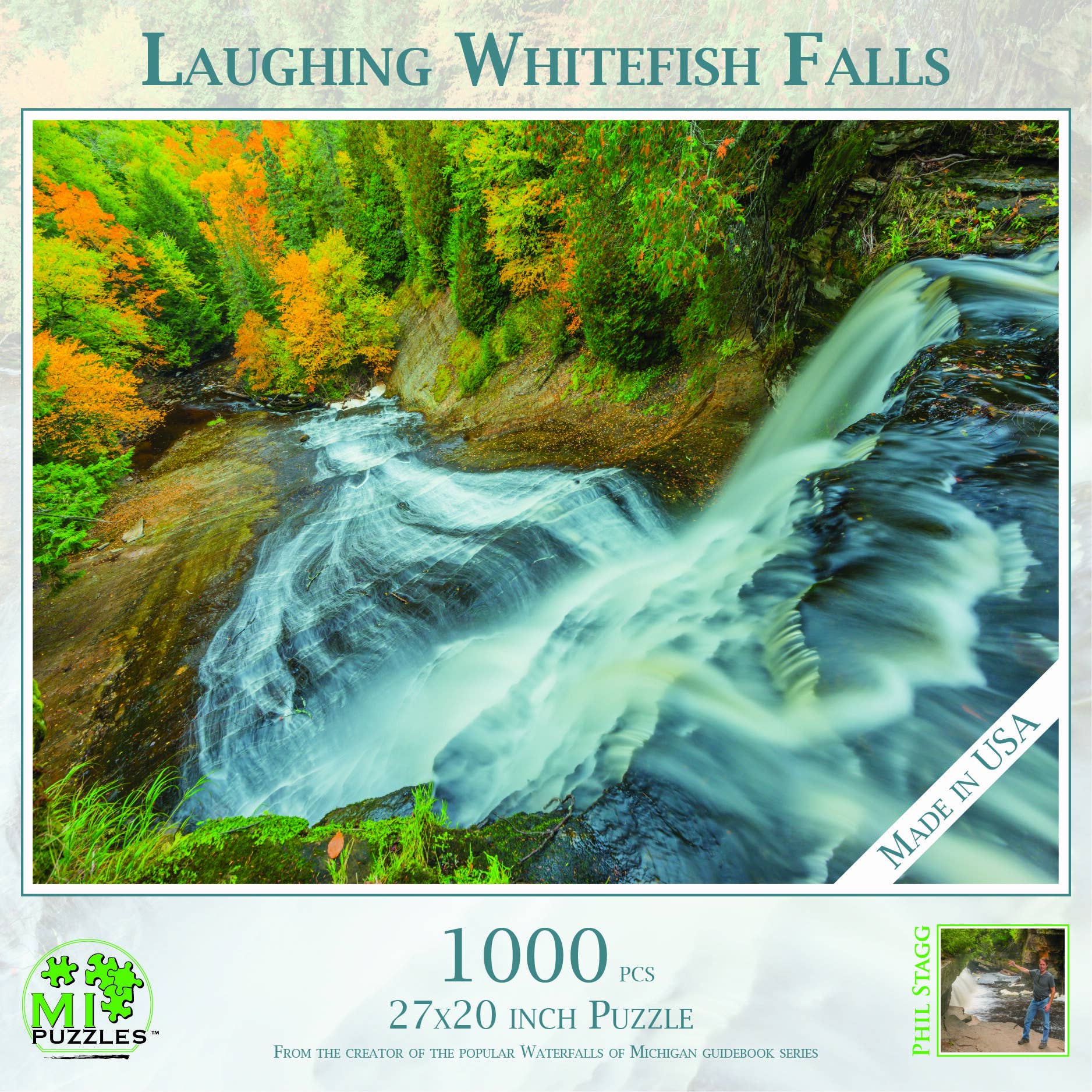 Laughing Whitefish Falls - 1000 Piece Puzzle