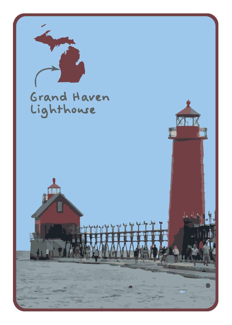 Image of MICH MATCH - LIGHTHOUSE EDITION - Educational Matching Game