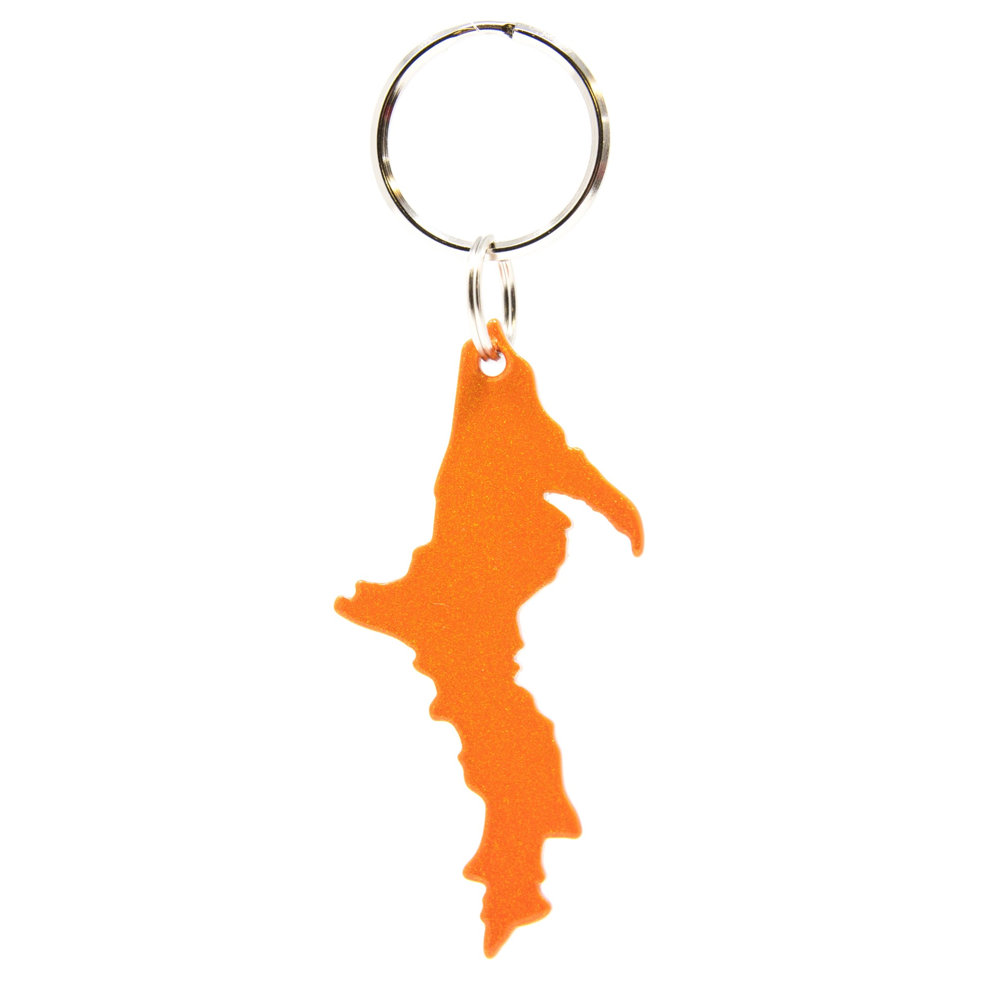 Michigan - Upper Peninsula Shaped - Aluminum Keychains