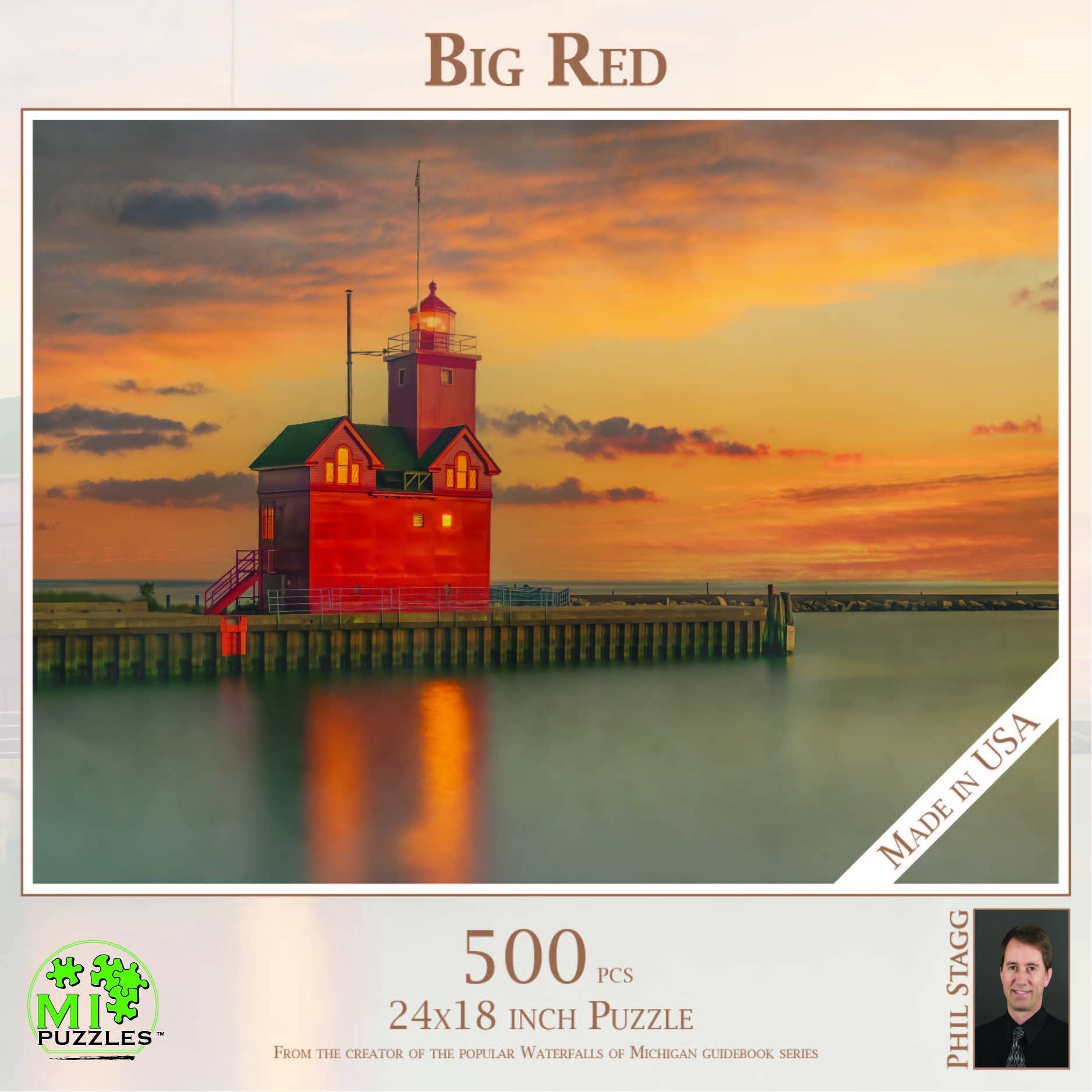 Big Red - 500 Piece Michigan Puzzle